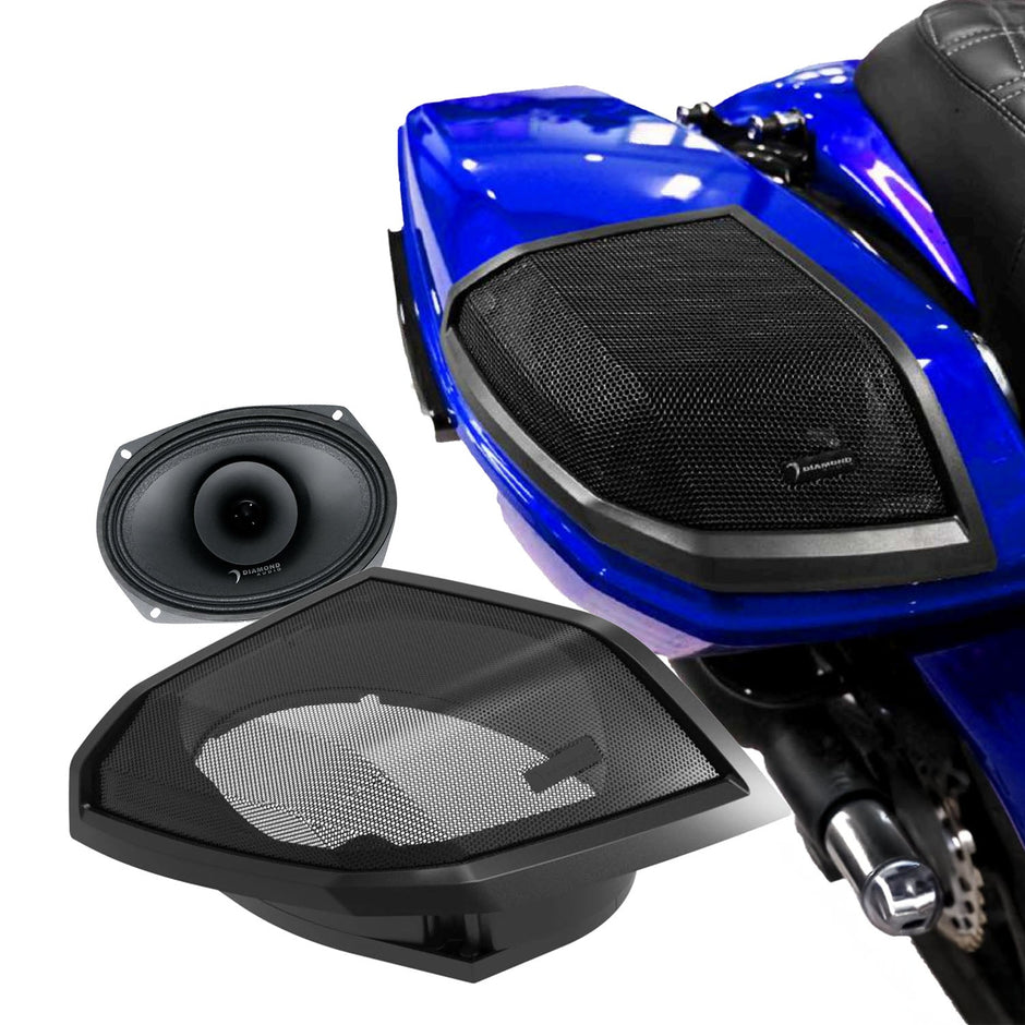 2024+ Harley Davidson® Cut-In Lid Kit with MP692 Speakers (2Ω) - MSMP692LK24