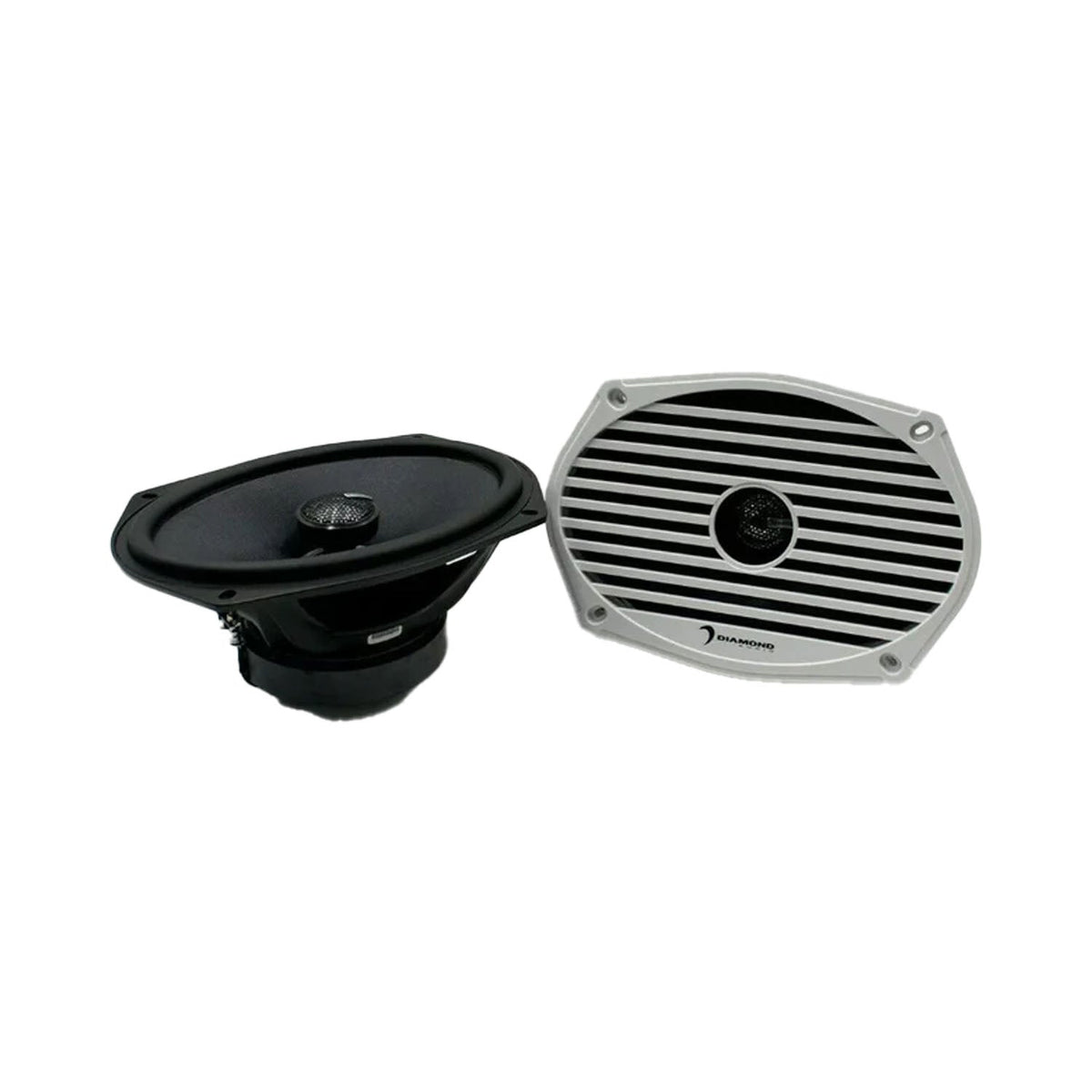 Diamond Audio MS69CXG Motorsport 6x9 white speaker grills - view 2