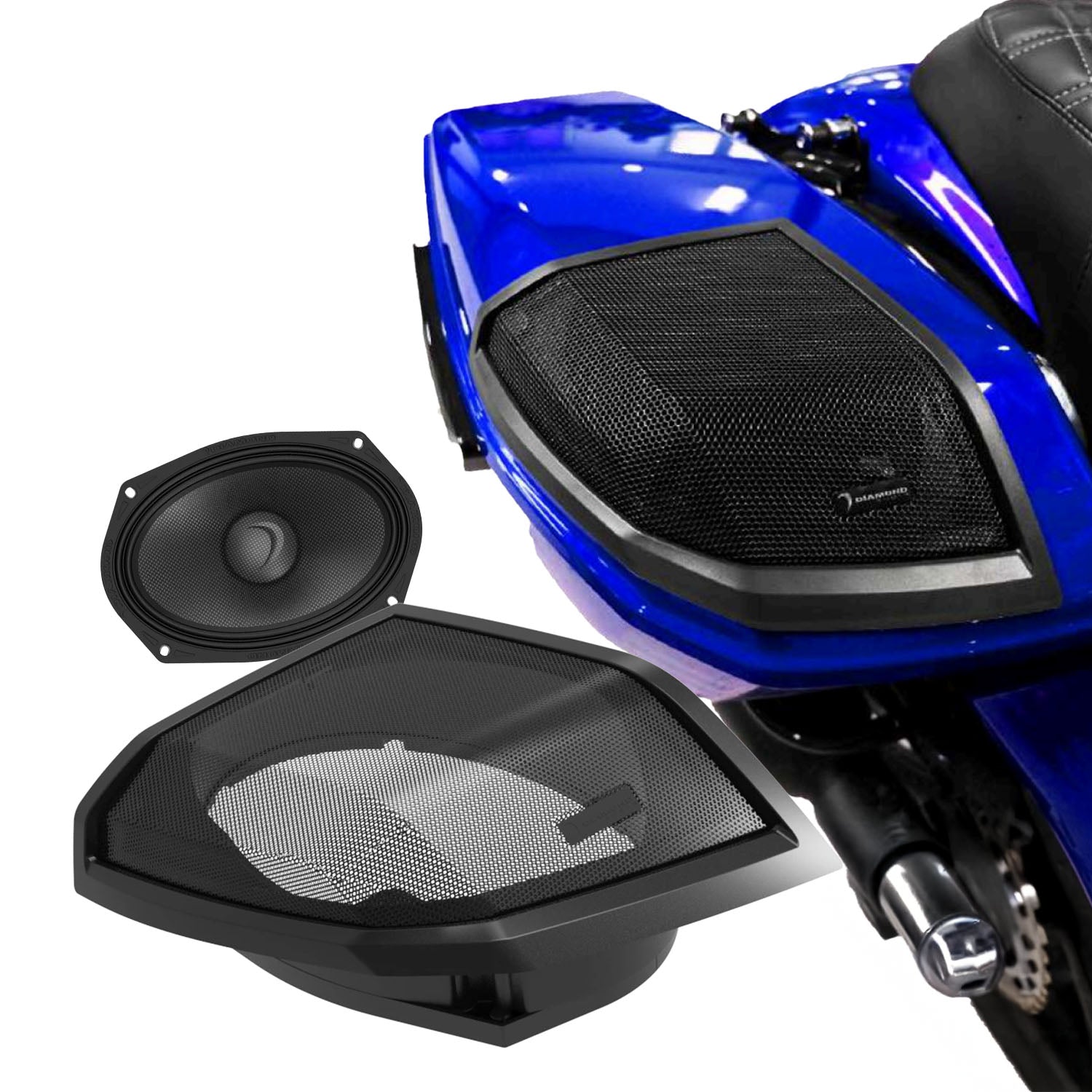 2024+ Harley Davidson® Cut-In Lid Kit with MS69NEO Speakers - MS694NEOLK24