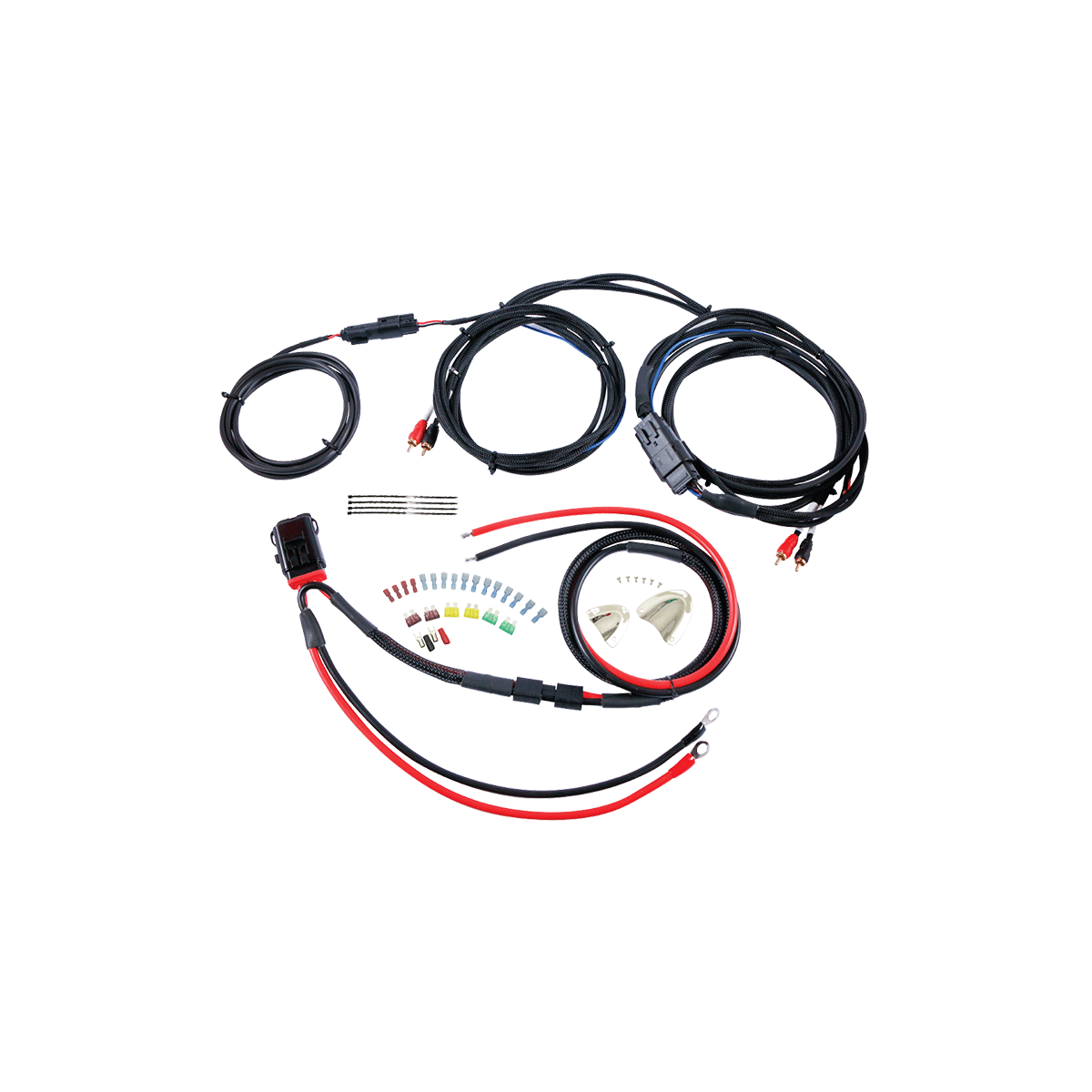 1998-2019 Harley Davidson 2-Ch Audio Wiring Kit (All Harley Baggers) - MSHR2