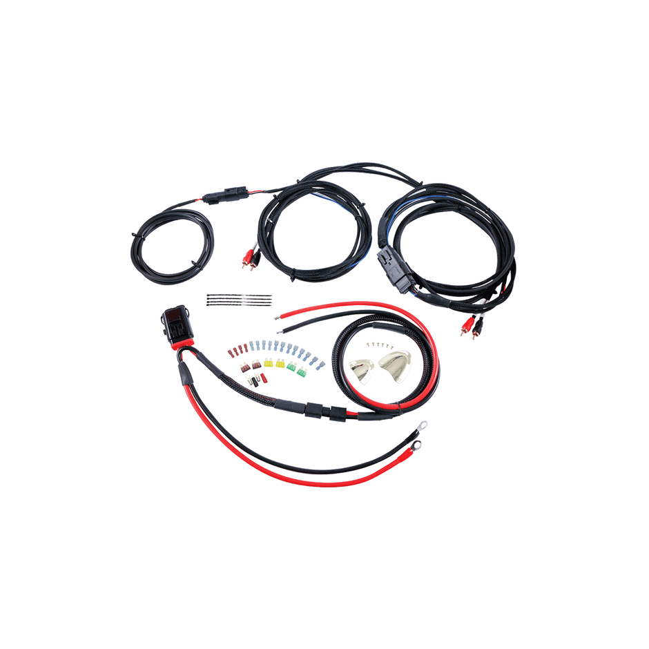 1998-2019 Harley Davidson 2-Ch Audio Wiring Kit (All Harley Baggers) - MSHR2