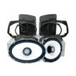 1998 - 2013 Harley Davidson® Cut In Lid Kit with HXM69F4 (4Ω) Speakers - MSHXM694LK13 - MSHXM694LK13 - Diamond Audio