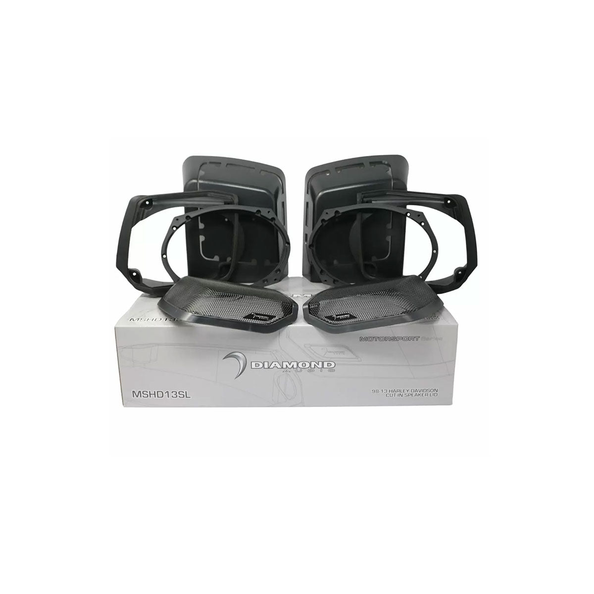1998 - 2013 Harley Davidson® Cut - In Lid Kit with MP692 Speakers (2Ω) - MSMP692LK13 - MSMP692LK13 - Diamond Audio