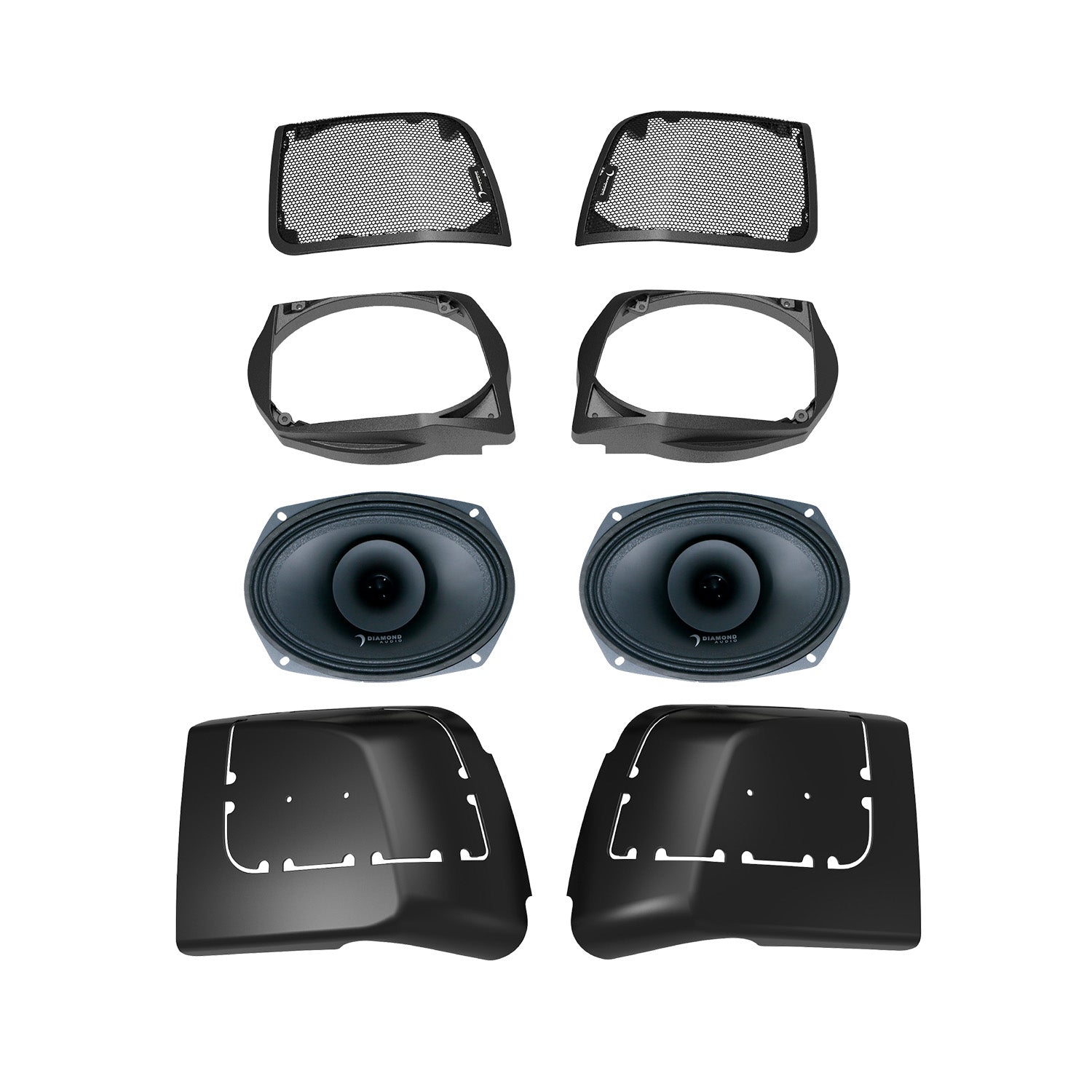 14 - 23 Harley Davidson® Street Glide 4 - Speaker System - DA1423SGSP4R - DA1423SGSP4R - Diamond Audio