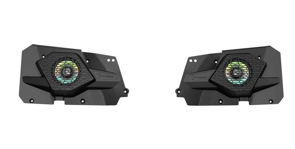 Polaris RZR 2014-2018 Rear Speaker Panel Kit with HXM65F4 Marine Speakers   Diamond Audio Polaris RZR 2014-2018