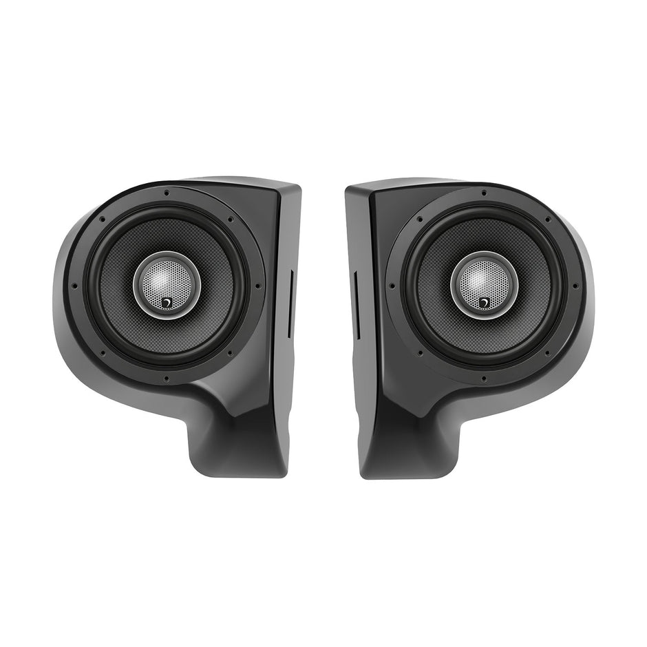 Upgrade your motorcycle audio system with the Diamond Audio Harley Kick Pods with HXM65F2BK 2Ω Speakers