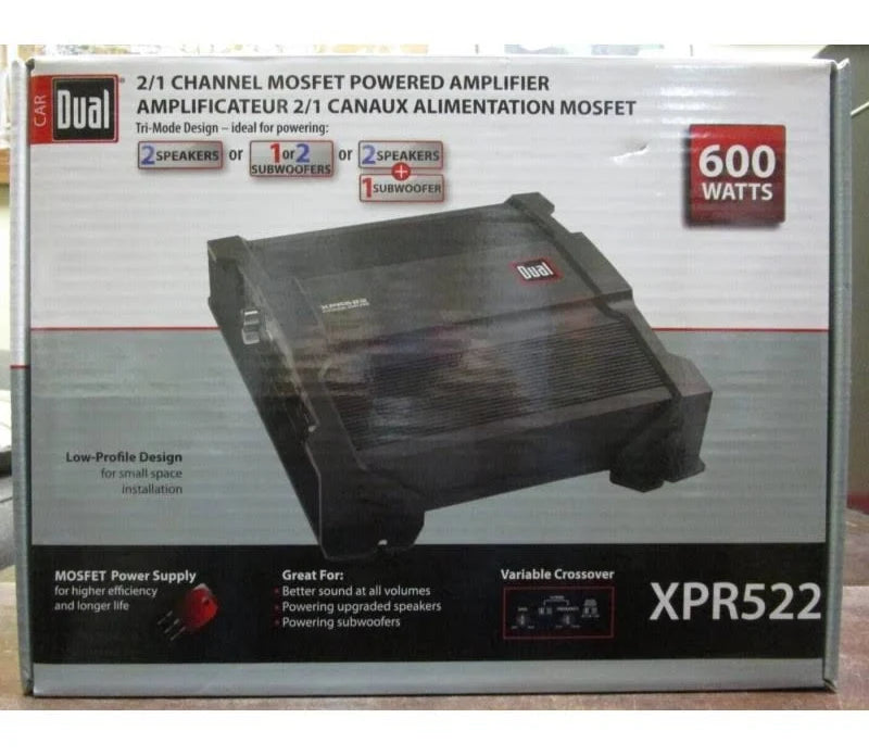 Dual Electronics XPR522 2-Channel MOSFET Car Audio Amplifier