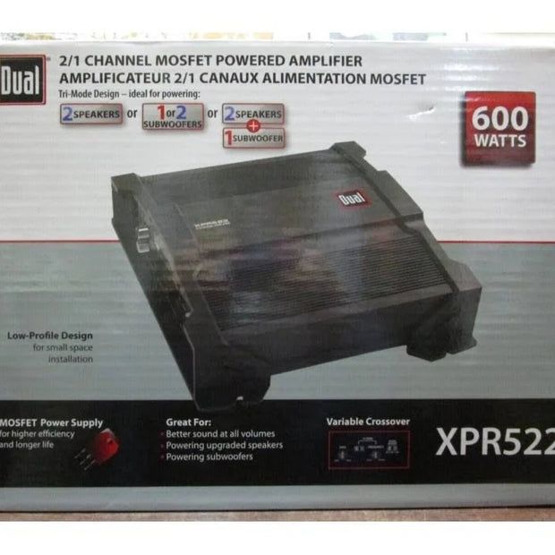 Dual Electronics XPR522 2-Channel MOSFET Car Audio Amplifier