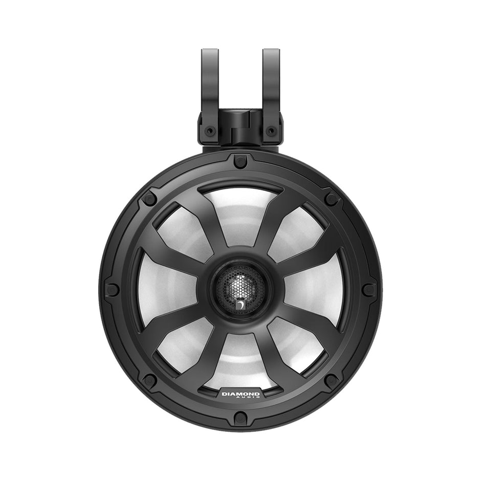 Diamond Audio POD10F4B 10 inch black marine tower speaker with LED - view 5