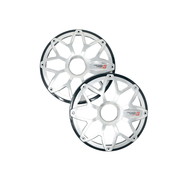 RPM Stroker 6.5” Flush Mount Speaker Grill, Pair (Black) - SM65FGB - Cerwin Vega