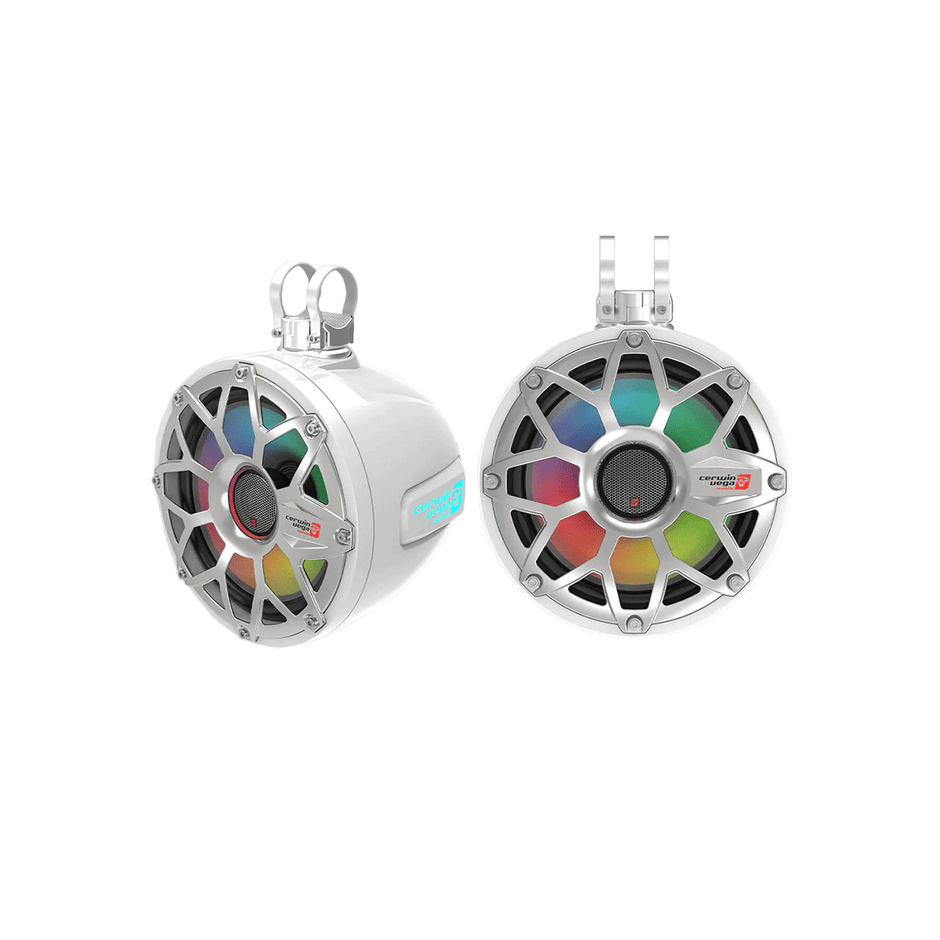 2 - Way Speaker System - Pair, Black & White - Cerwin Vega