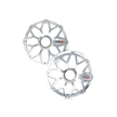 Cerwin-Vega SM65FGW 6.5 Inch RPM Stroker Flush Mount Speaker Grill White and Stainless Pair