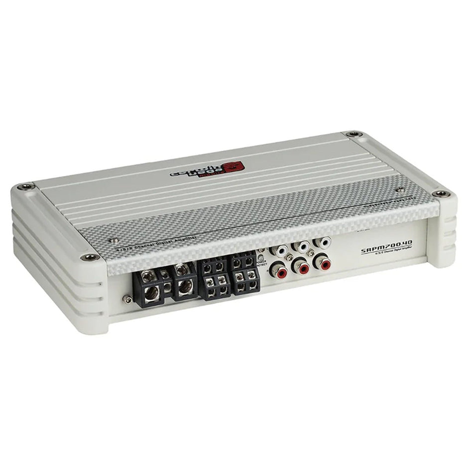 4 - Channel SRPM Stroker Full Range Class - D Amplifier (White) - SRPM700.4DW - Cerwin Vega