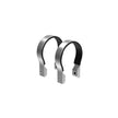 CLAMP RING for pods, extruded aluminum, anodizing silver or black,rubber pads - Cerwin Vega