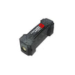 The Single Fuse Mounted AGU Fuse Holder with Cover - CAGU200 is transparent and cylindrical, branded 