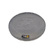 Round black Stroker Pro Full Range Driver Grills with a honeycomb mesh pattern, featuring a small rectangular brand logo tag at the bottom center. The grille has a slightly raised circular design, set against a plain white background.