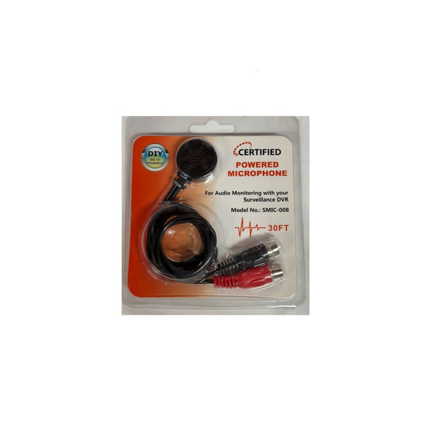 Certified Powered Microphone for Audio Monitoring