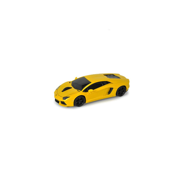 Wireless Computer Mouse - Computer Accessories - Yellow Wirelesss Mouse, Sport's Car Design with LED Lights - Style# L95901