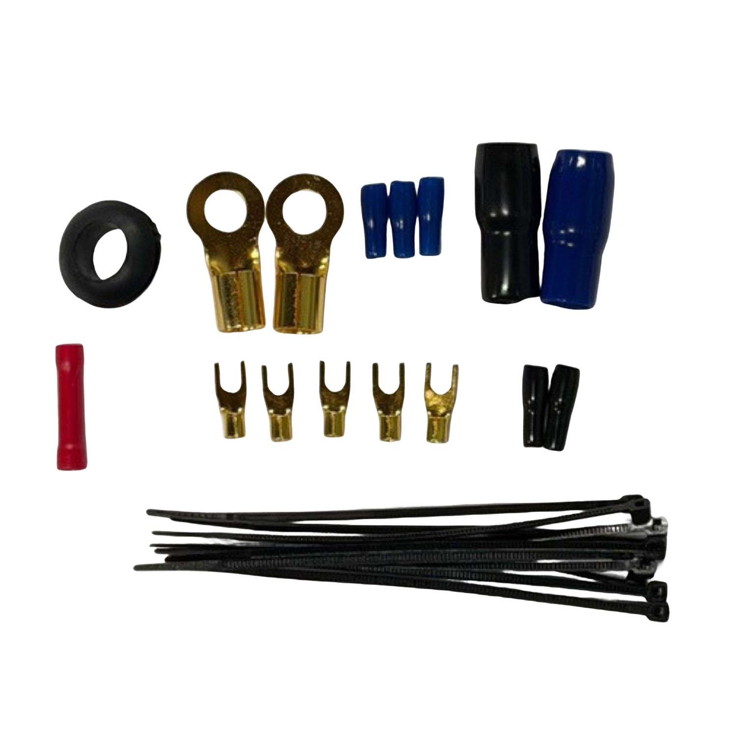 Certified Amplifier Wiring Kit, 4 Gauge, 1500 Watts for Car Audio Systems, Includes Power Wire, Ground Wire, RCA Cable, ANL Fuse Holder, Fuse and All neccessary Accessories Blue