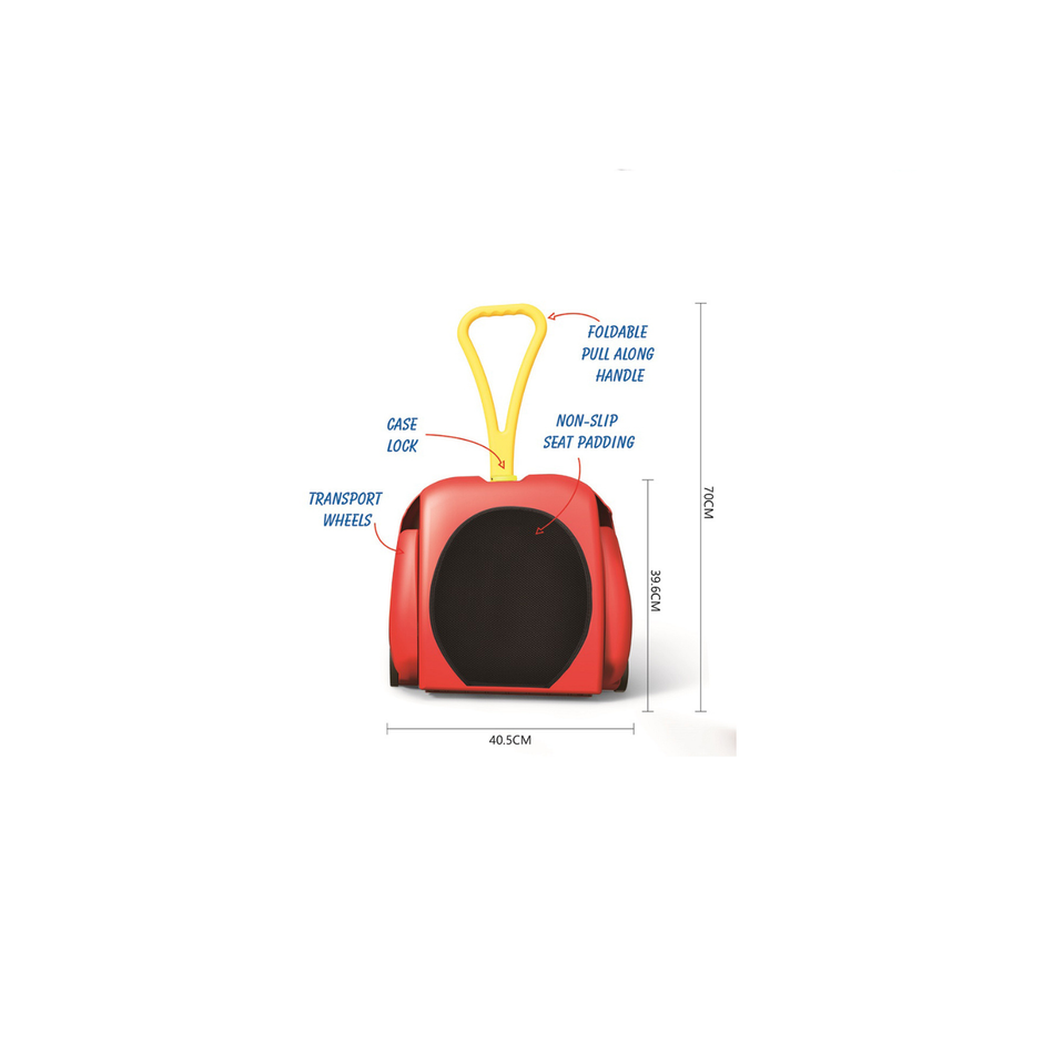 Baby Voyage 2 in 1 Carry-On Luggage and Seat for Kids