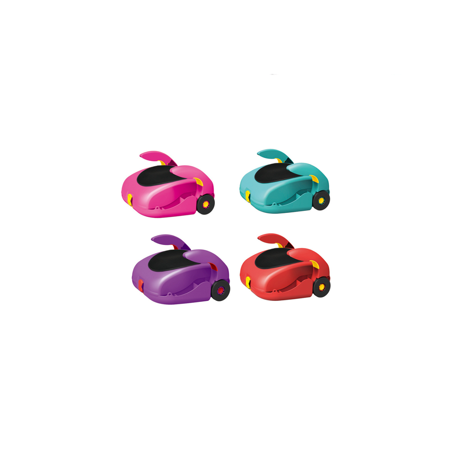 Baby Voyage Carry-On Luggage for Kids - 2 in 1 Luggage and Seat - Pink