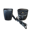 Black 5 Watts Compact External Speaker for Car Radios or CB Radios 3.5 mm Jack 2 pcs.