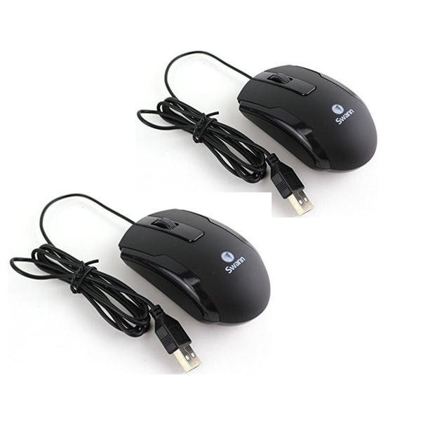 USB Optical Mouse with Scroll for Swann DVR & NVR Security System 2 pcs.