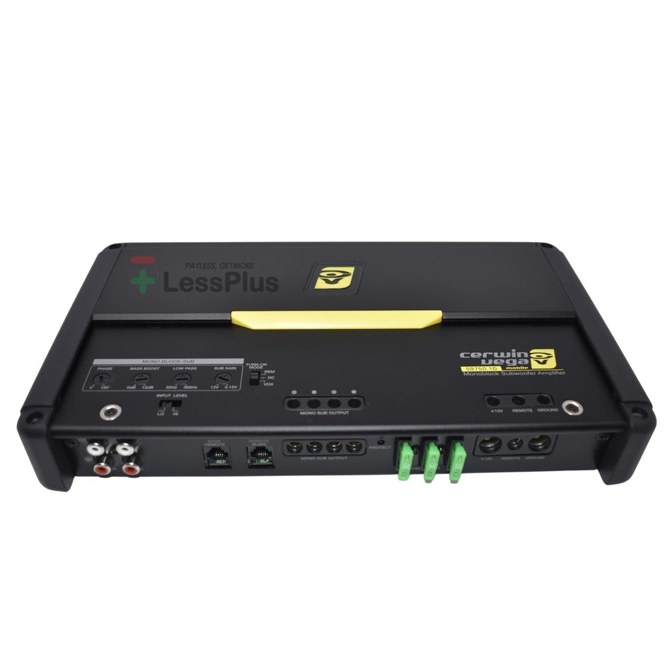 Stroker 1-Channel 500W RMS Class-D Mono Block Amplifier - S9750.1D