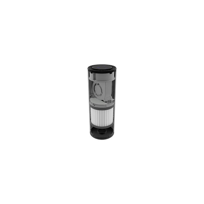 JVC KS-GA100 Car Air Purifier Portable USB Power Input HEPA Filter 3-Stage Filtration Motion Activated Controls Black