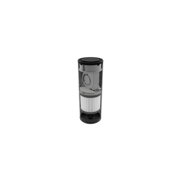 JVC KS-GA100 Car Air Purifier Portable USB Power Input HEPA Filter 3-Stage Filtration Motion Activated Controls Black