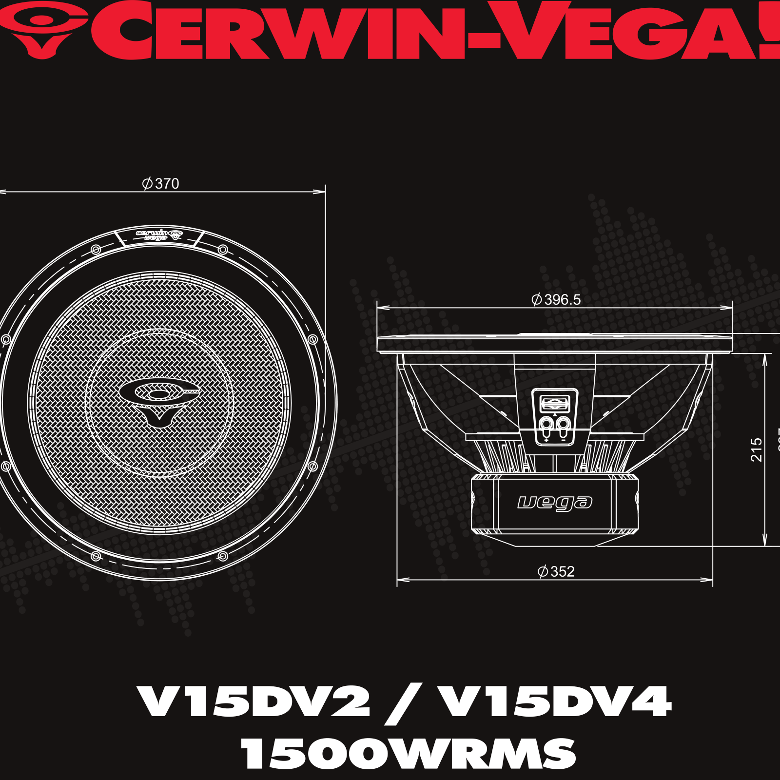 Vega 2025 Edition Subwoofer - 15