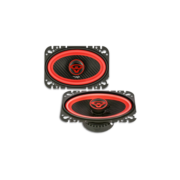 Vega 2025 Edition - 4"x6" 2-Way Coaxial Full Range Speakers (4Ω) - V46