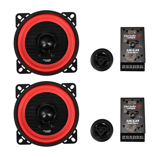 Vega 4" 2 - WAY COMPONENT FULL RANGE SPEAKER SYSTEM (4Ω） - V4C - Cerwin Vega