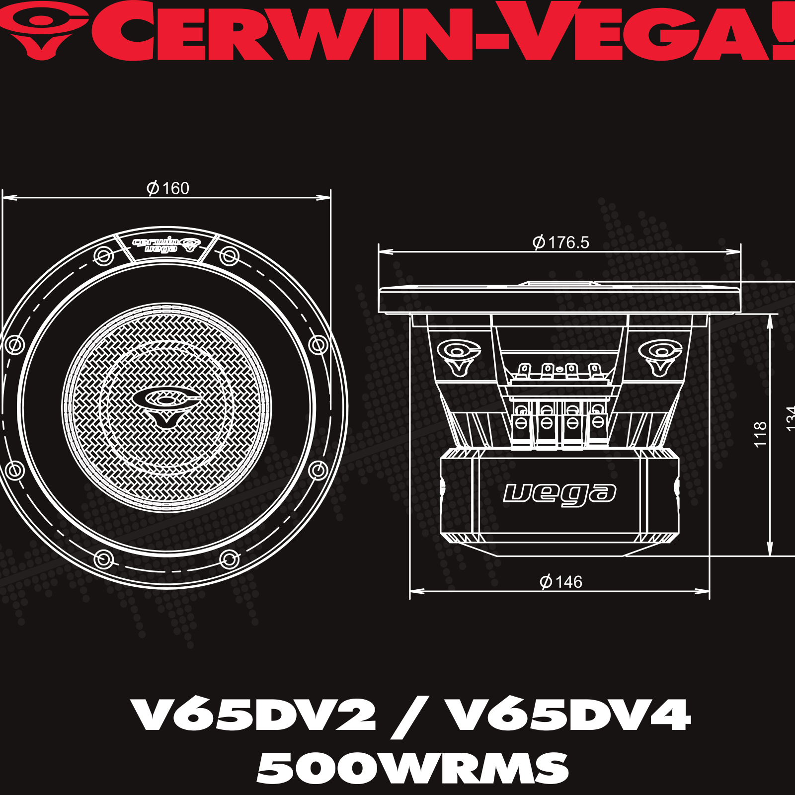 Vega 2025 Edition Subwoofer - 6.5