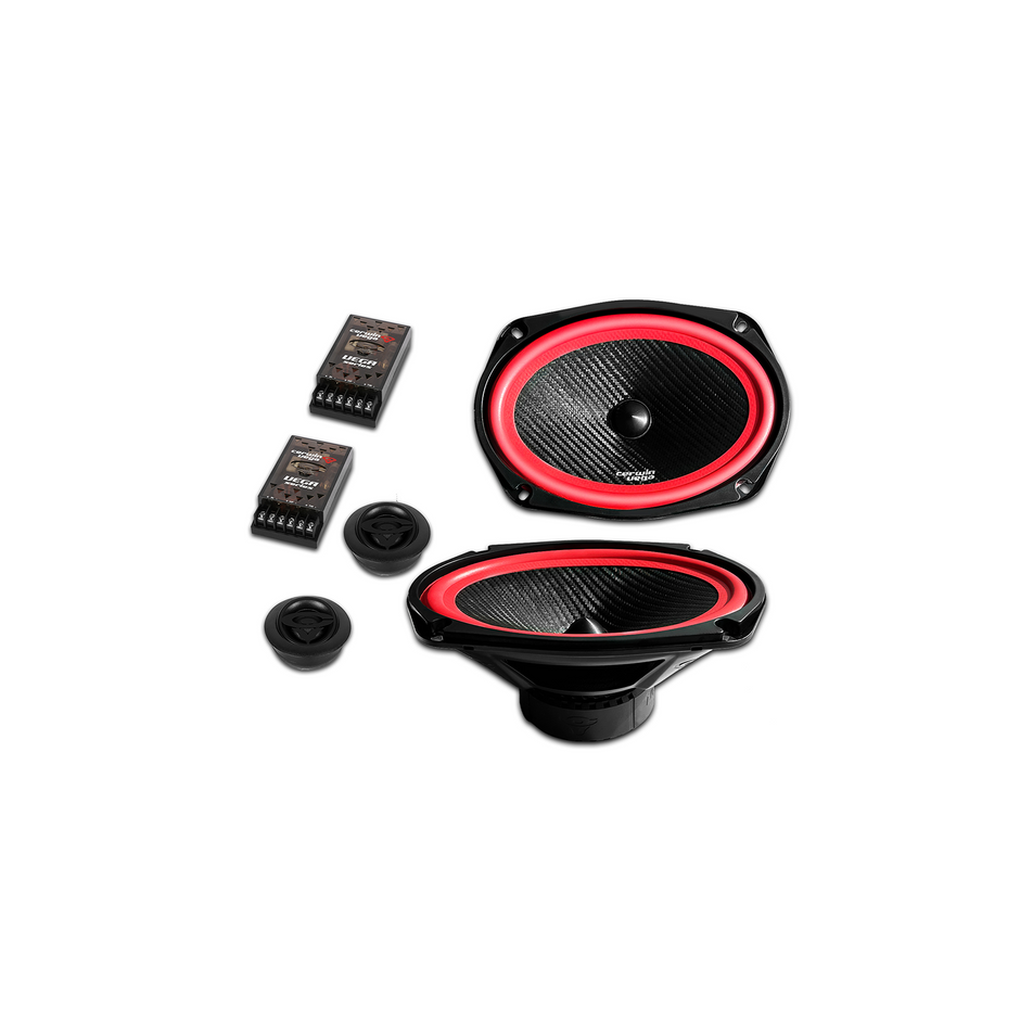 Vega 2025 Edition - 6"x9" 2-Way Component Speakers - V69C