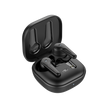 Meet the VegaBuds Wireless Earbuds – EB1, sleek black earbuds with premium sound. They come in an open square charging case with rounded corners and a front LED light. Enjoy active noise cancellation and clear left/right labels.