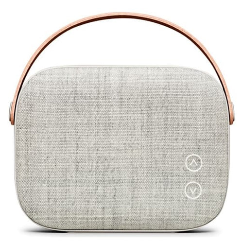 Vifa Helsinki - Portable Bluetooth Speaker, Powerful Sound and Clear Treble, Stylish Appearance, Hi-Resolution Bluetooth 4.0 Wireless Speakers (Sandstone Gray)