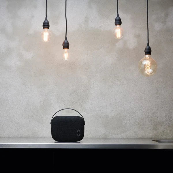 Vifa Helsinki Bluetooth Speaker – Portable Mini Speaker with Handbag Look, IPX4 Waterproof, HD Stereo Sound, Stylish & Compact for Outdoor, Home & Party – Slate Black