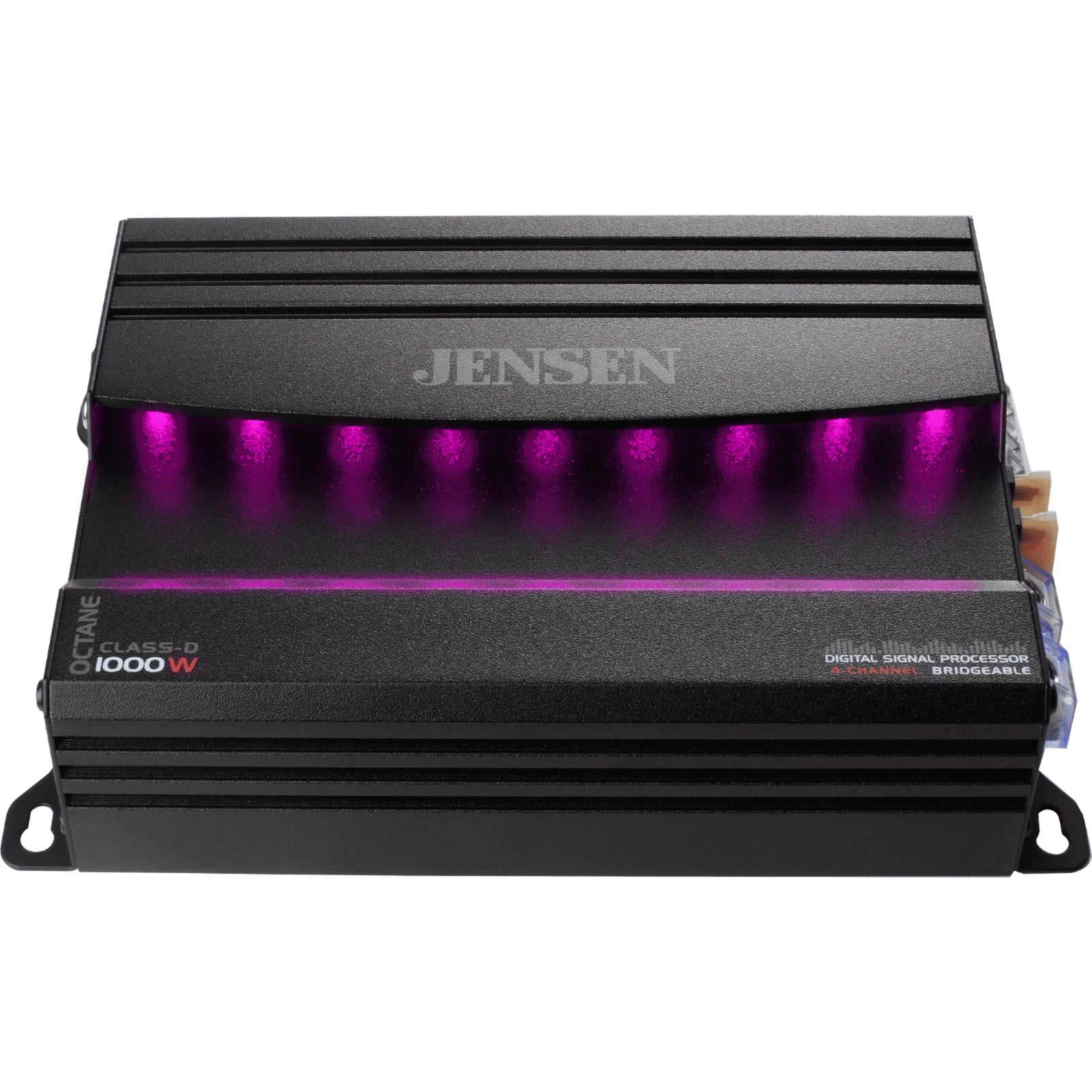 Jensen XDA94RB Class D 4 Channel Bridgeable Amplifier with 80 Watts RMS x 4 and 1000 Watts