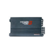 The XED6004D, a black Cerwin Vega 4-channel full range Class-D amplifier from the XED Series, features a sleek design with a 