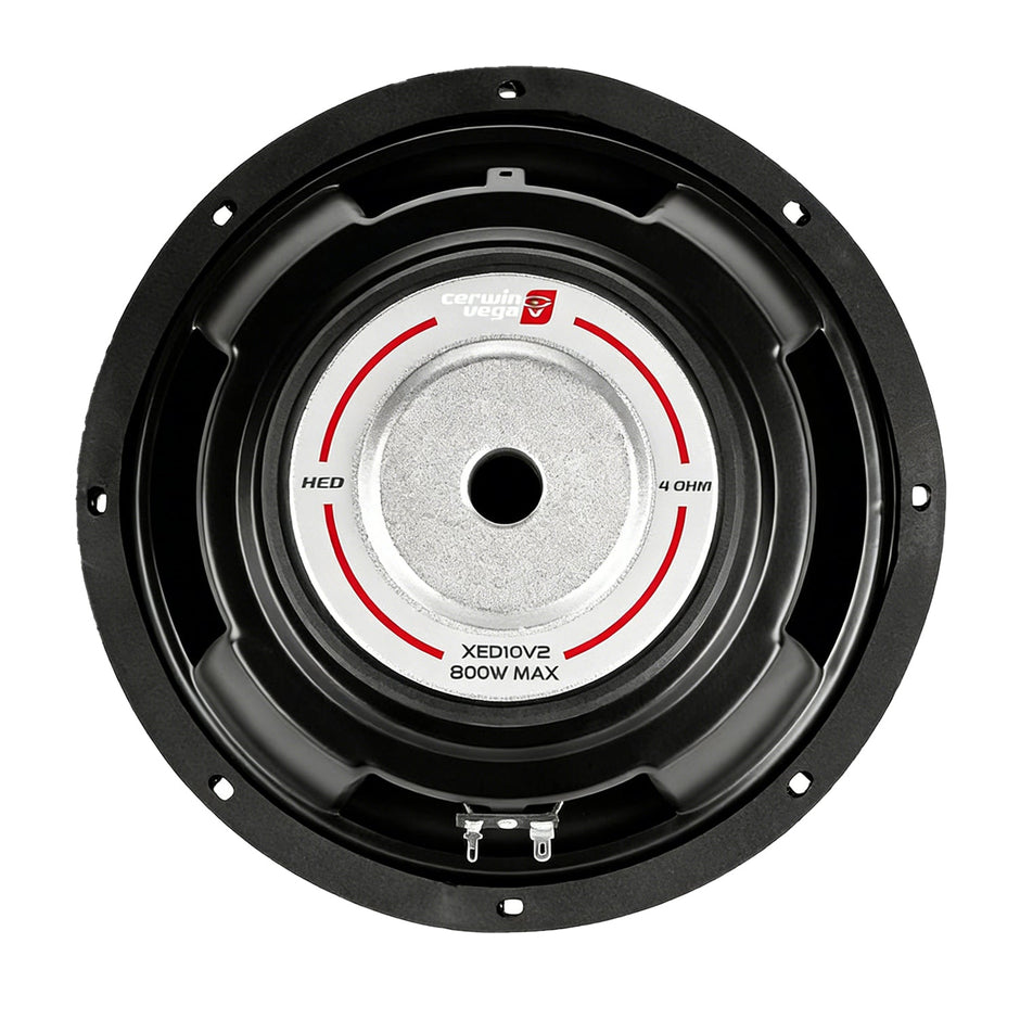 XED Series 10” SVC Subwoofer (4Ω) - XED10V2 - Cerwin Vega