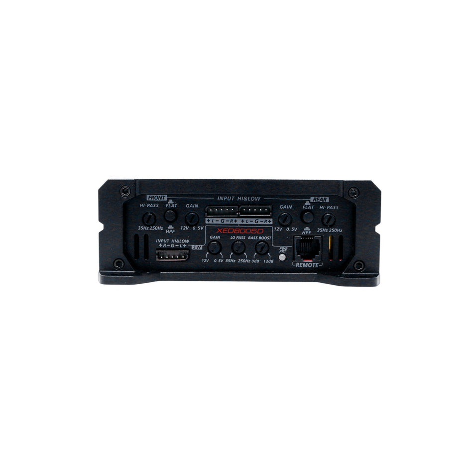 XED Series 5-Channel Class-D Amplifier 1000W Max - XED8005D