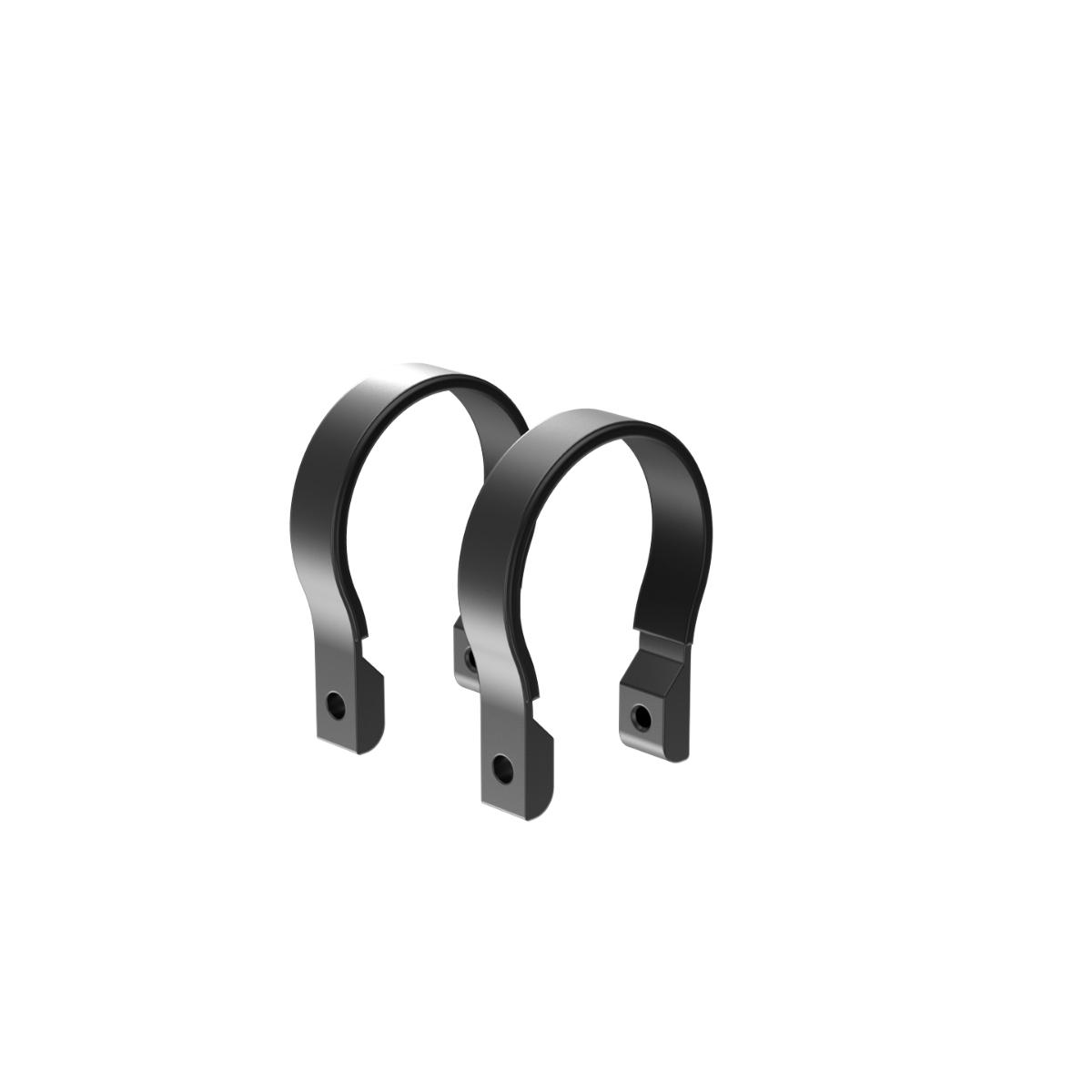 CLAMP RING for pods, extruded aluminum, anodizing silver or black,rubber pads