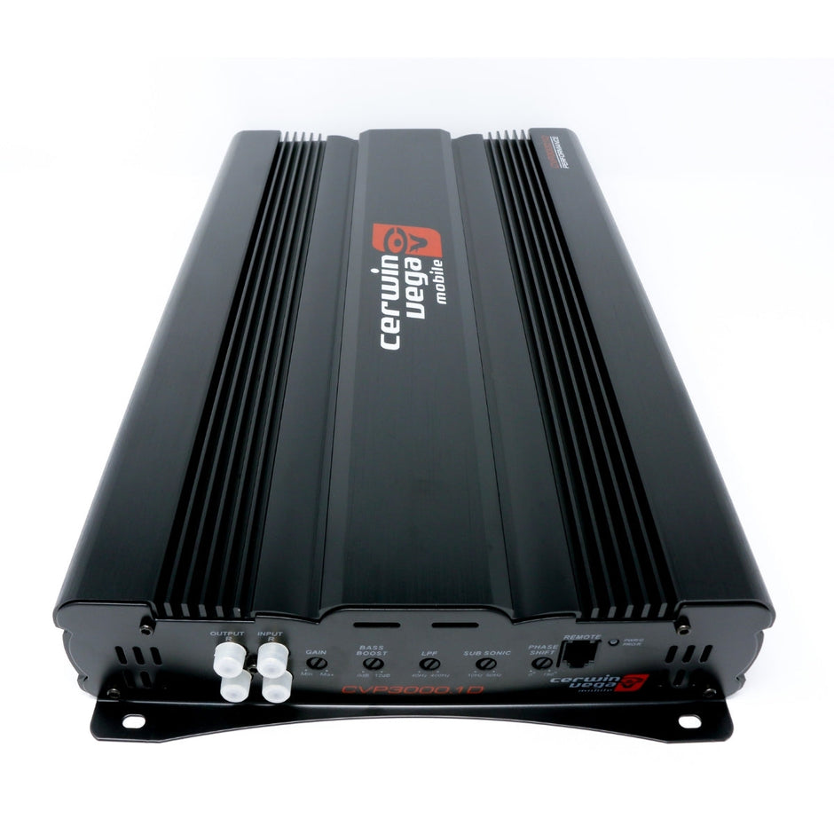 CVP3000.1D - 3000W Max / 1500W RMS Monoblock Class D Amplifier with bass remote control