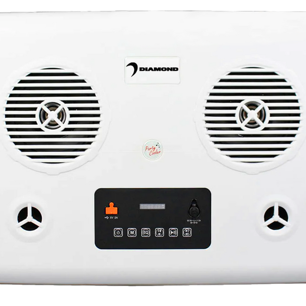 DACC65 - Blue Cooler with 2-Way 6.5" Marine Grade Built-in Speakers