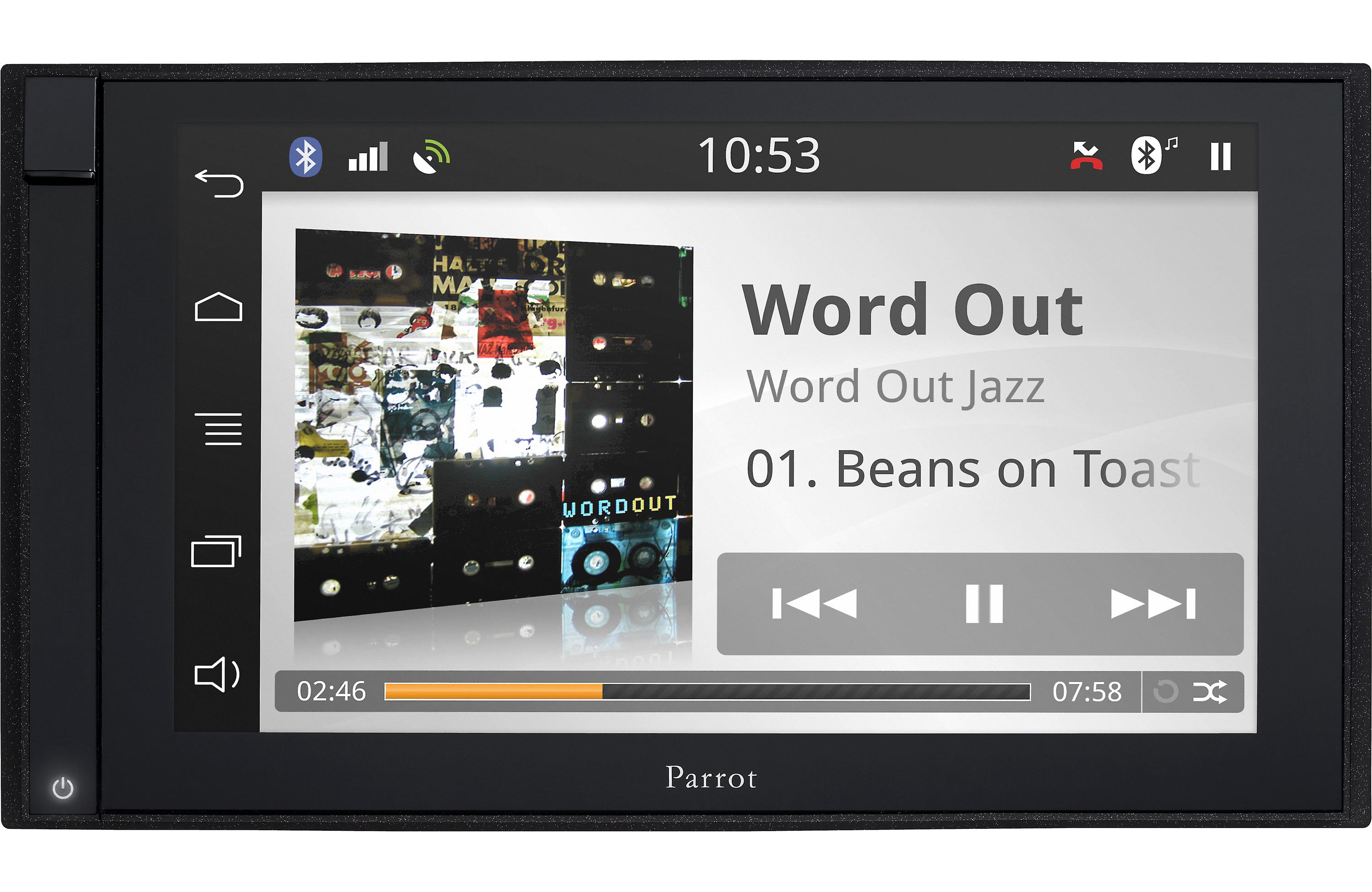 Parrot Asteroid SMART Digital Media Receiver with Navigation, Apps, Multimedia and Hands-Free Bluetooth