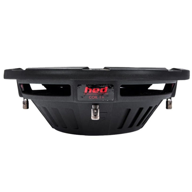 Side View of 12 Inch Shallow Subwoofer Black