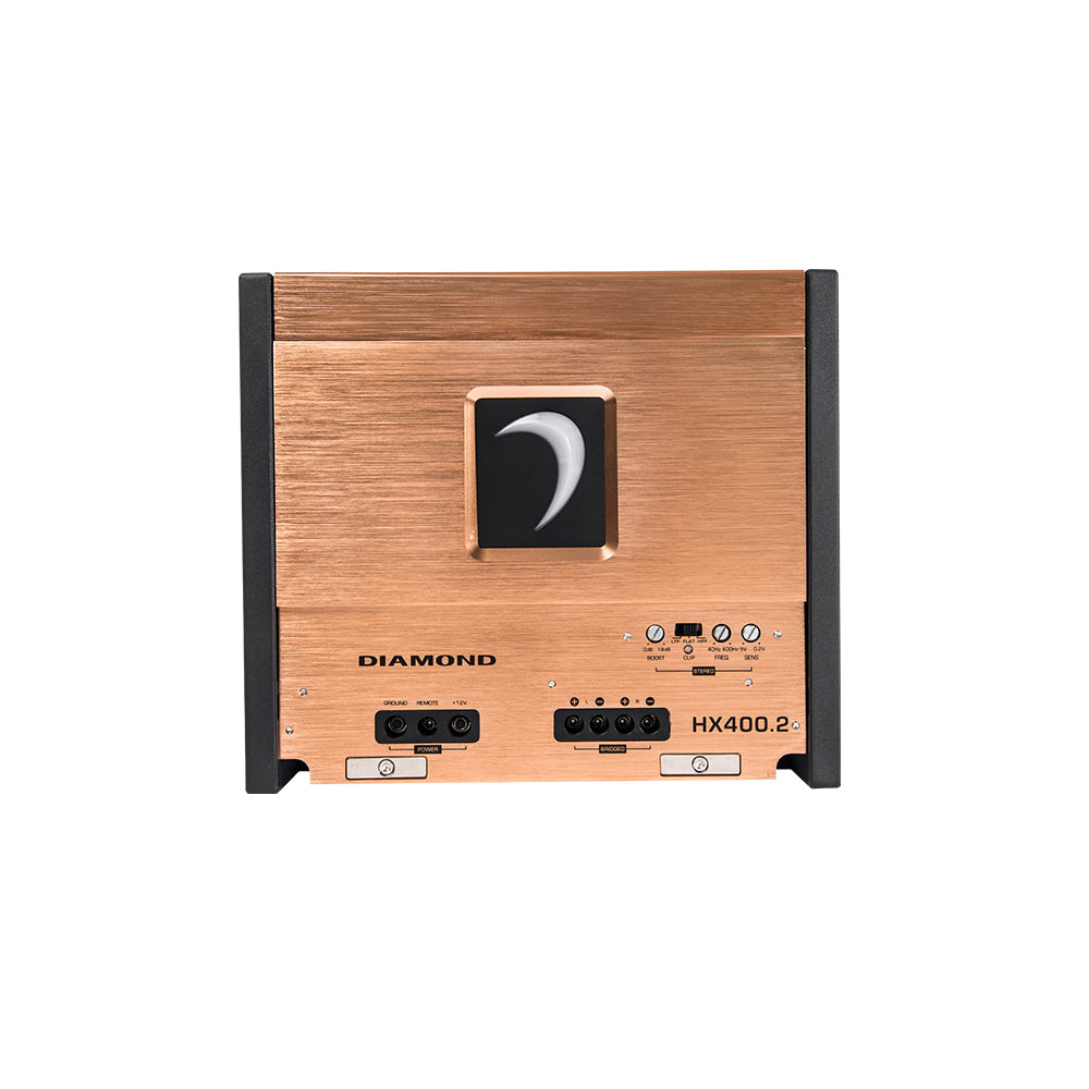 HX400.2 - HEX Series 2-Channel 400W RMS Full Range Class D Amplifier