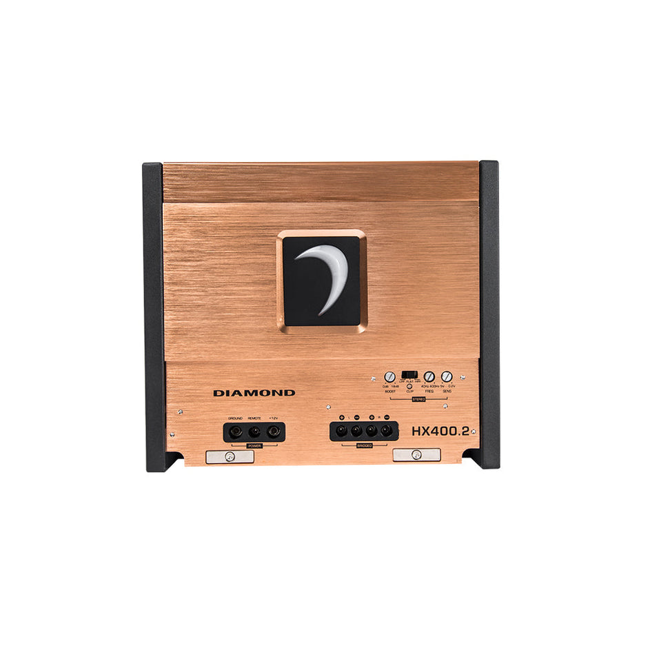 HX400.2 - HEX Series 2-Channel 400W RMS Full Range Class D Amplifier