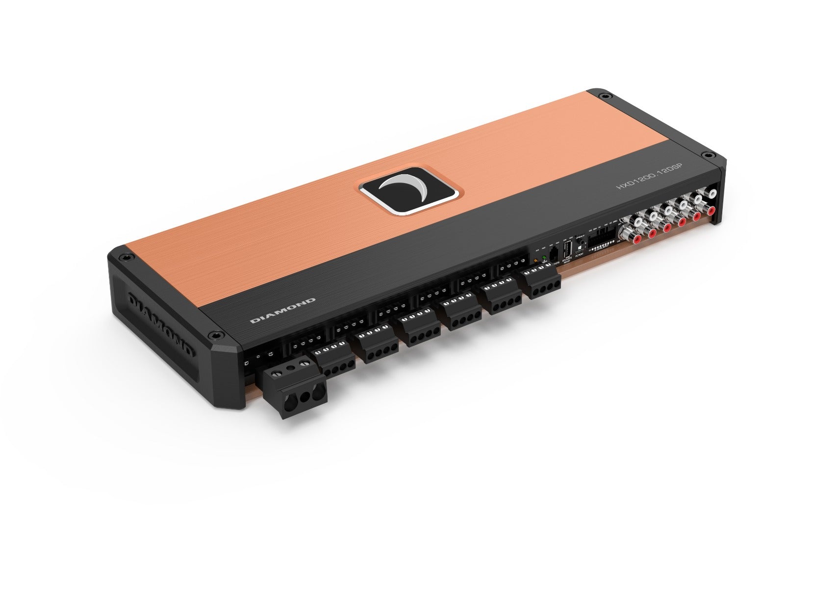 Diamond Audio 12 Channel Full Range Digital DSP Amplifier - Front View